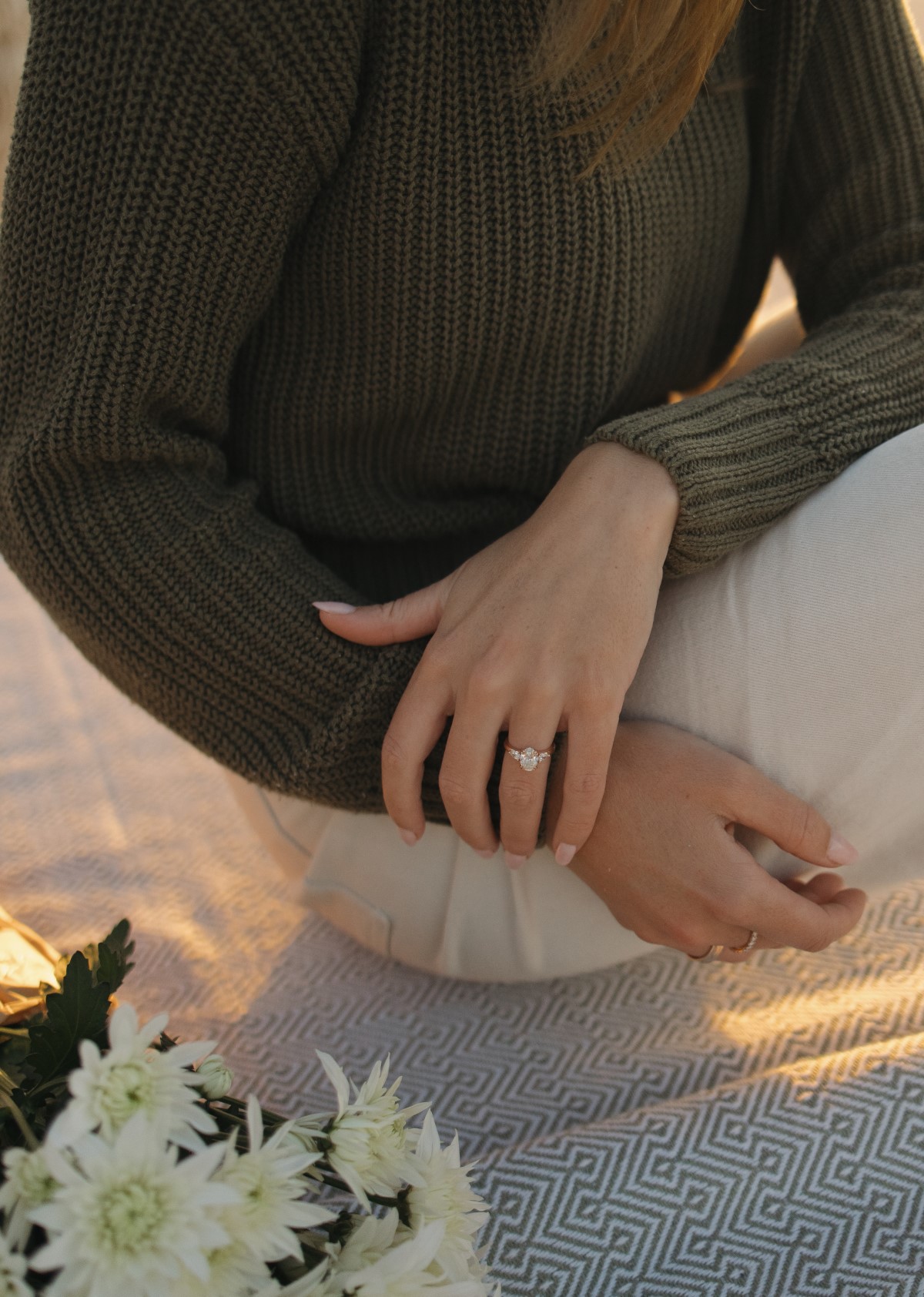 Michaela Jane jewellery styled with an ivory blouse