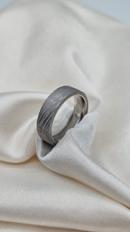 Stainless Steel Damascus Ring